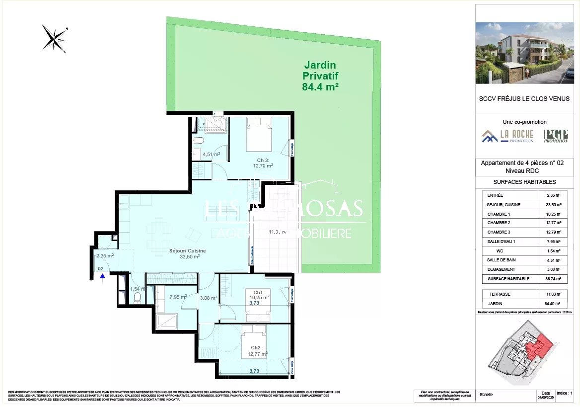 Vente Appartement de 81m²  à Fréjus